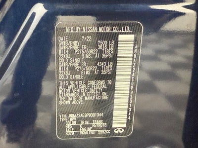 2023 INFINITI QX80 Premium Select