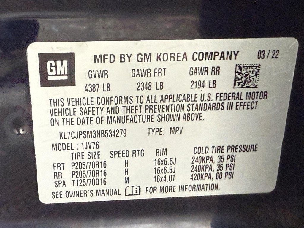 2022 Chevrolet Trax LT