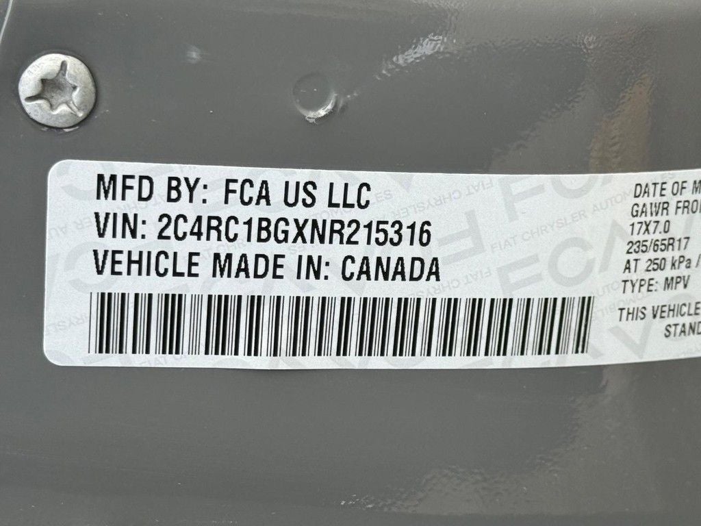 2022 Chrysler Pacifica Touring L