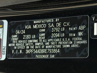 2024 Kia Forte GT-Line