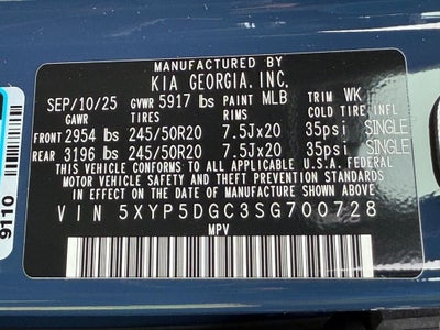 2025 Kia Telluride SX X-Line