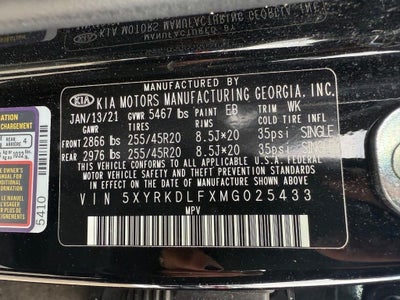 2021 Kia Sorento SX Prestige X-Line